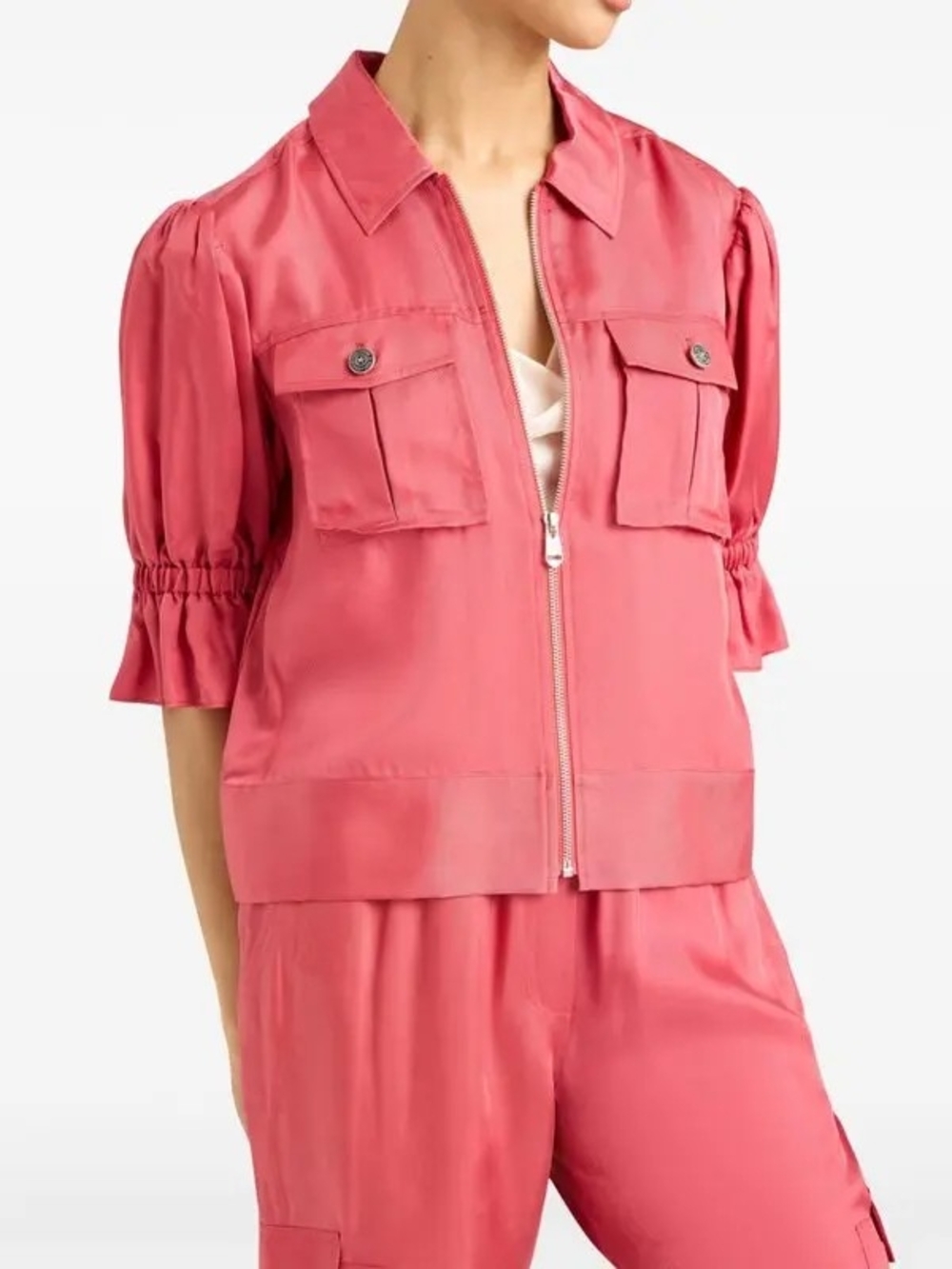 Cinq A Sept Holly Short-Sleeve Jacket